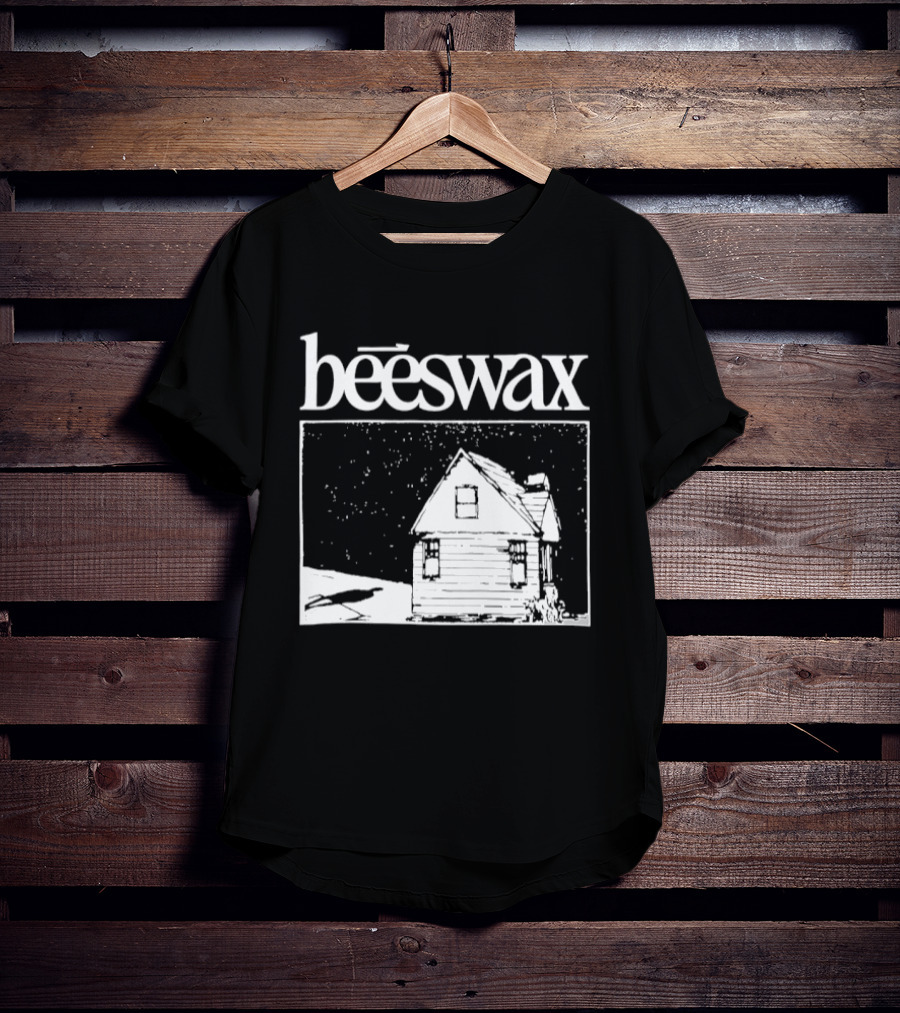 Beeswax City Of Lab Cabin Snow Scene T-Shirt