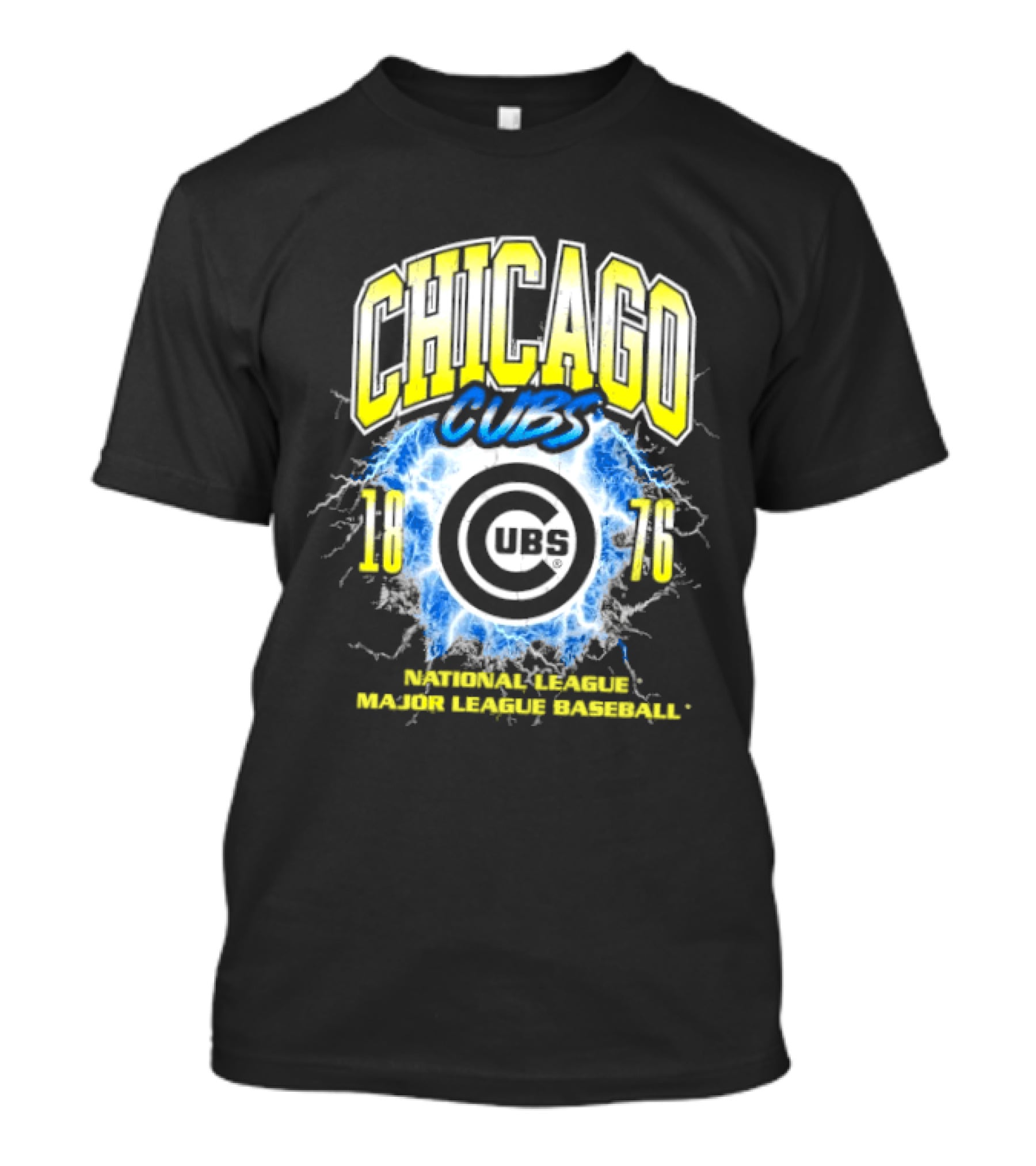 Chicago Cubs 1876 Vintage National League Major League Baseball Iconic Team T-Shirt