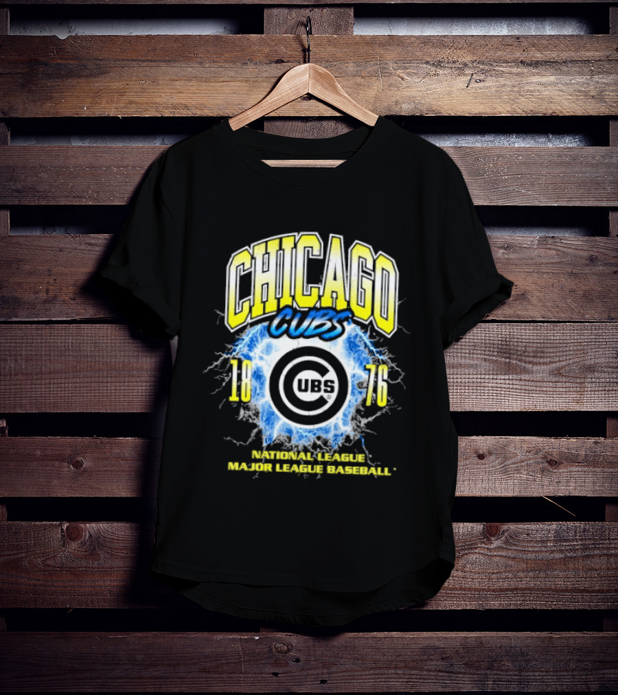 Chicago Cubs 1876 Vintage National League Major League Baseball Iconic Team T-Shirt