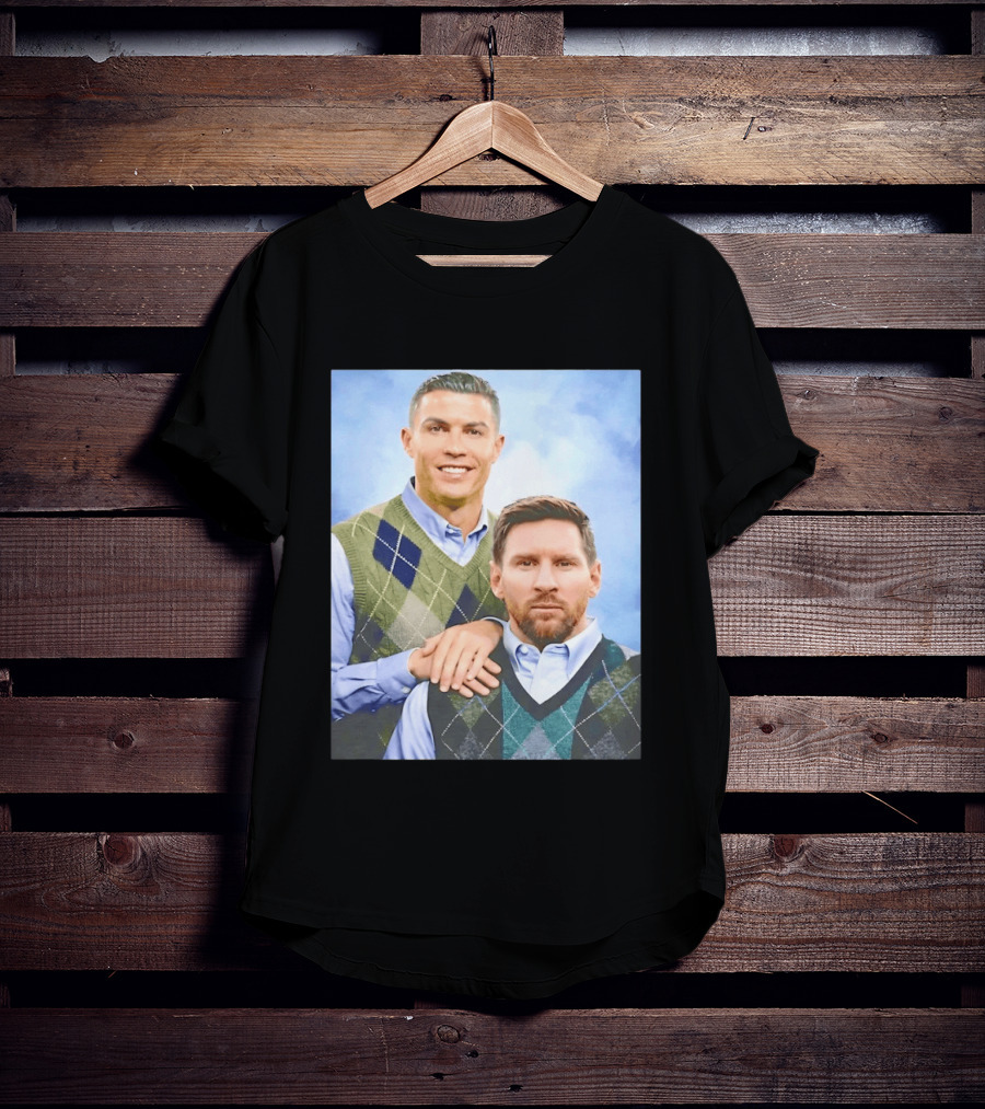 Cristiano Ronaldo Lionel Messi Step Brothers Meme T-Shirt