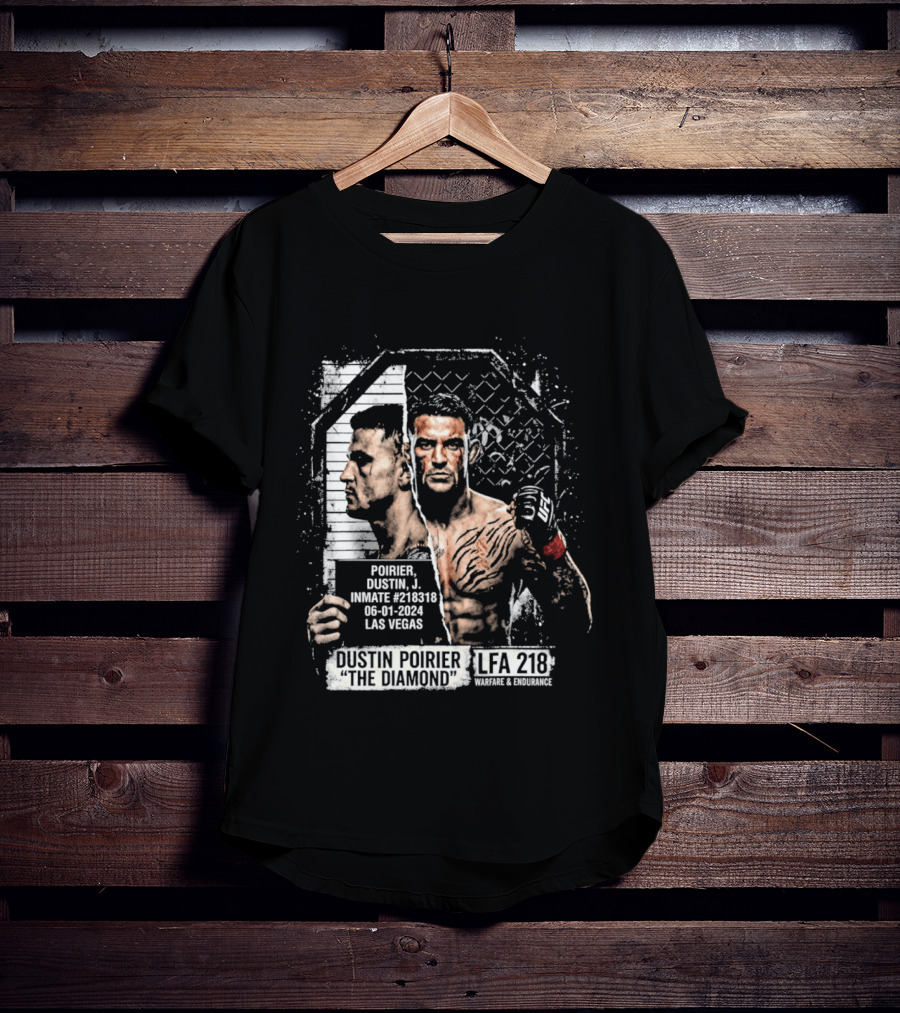 Dustin Poirier The Diamond Shot Las Vegas LFA 218 T-Shirt