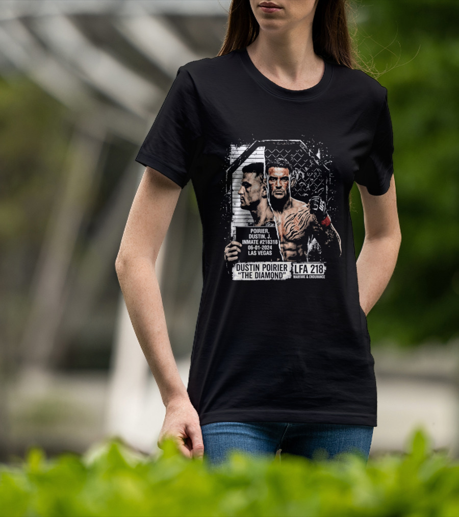 Dustin Poirier The Diamond Shot Las Vegas LFA 218 T-Shirt