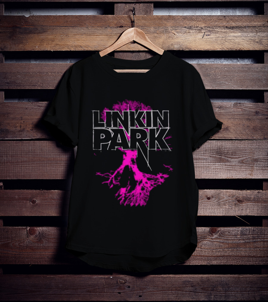 Linkin Park Tree Design Alternative Metal Band Merch T-Shirt