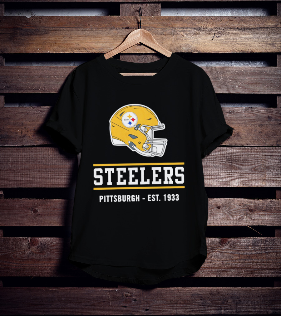 Pittsburgh Steelers Helmet Est 1933 T-Shirt