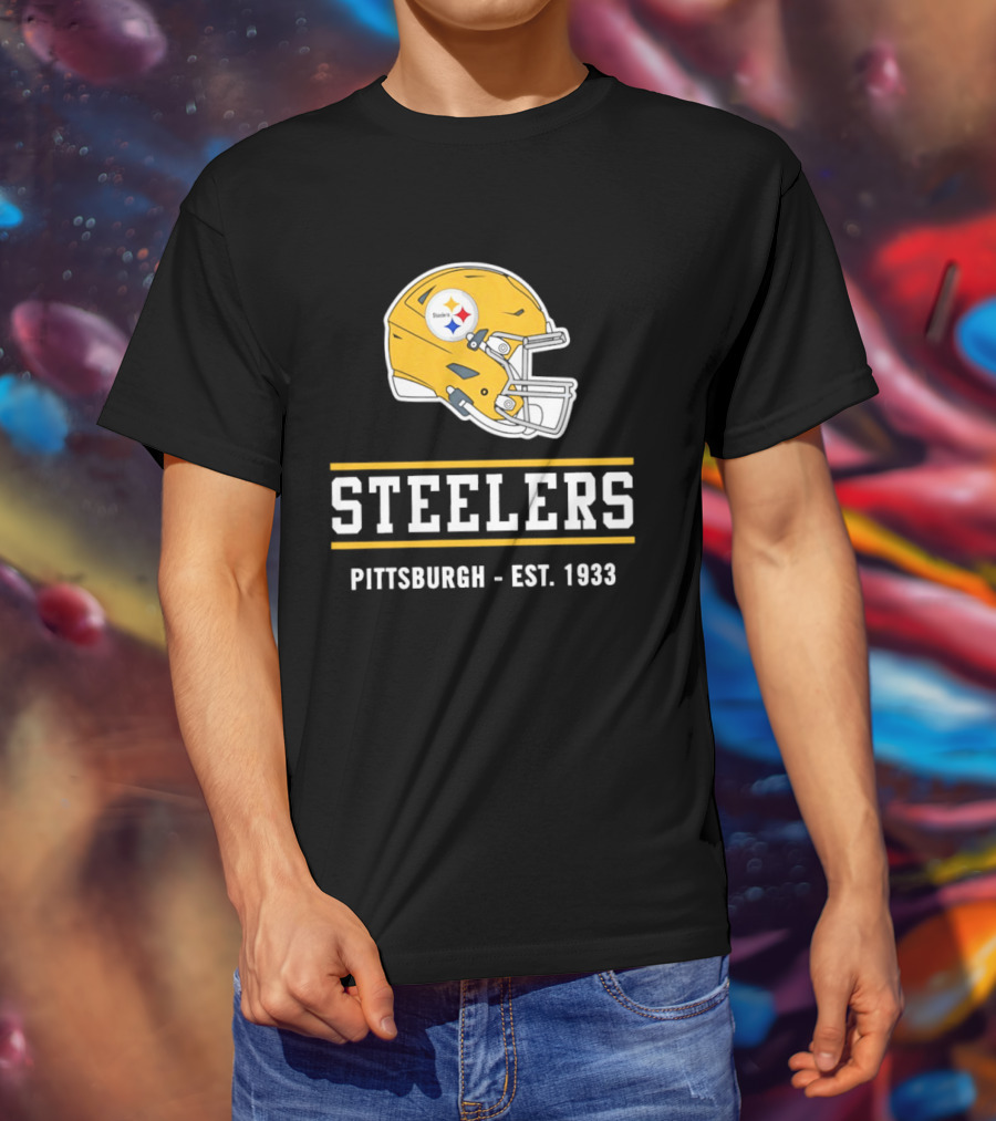 Pittsburgh Steelers Helmet Est 1933 T-Shirt