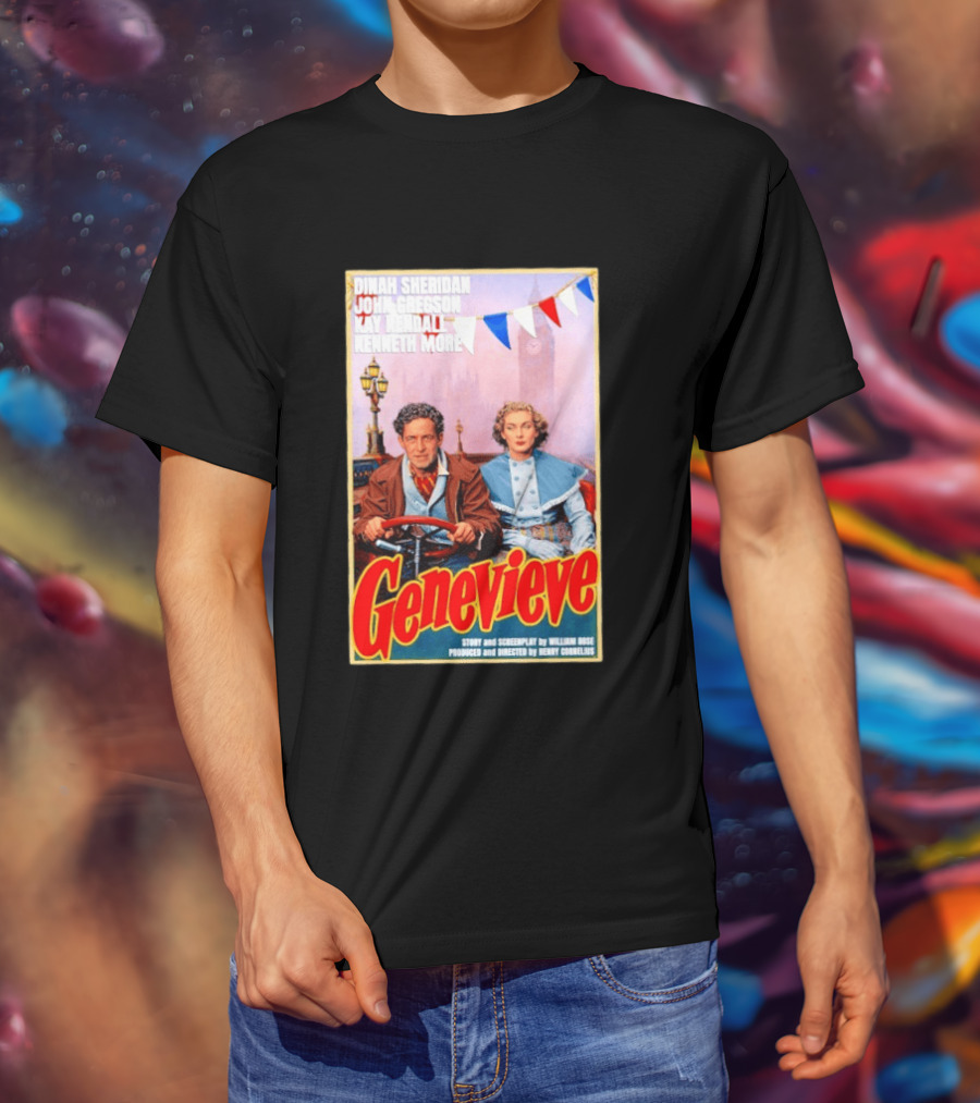 Dinah Sheridan John Gregson Kay Kendall Kenneth More Genevieve Movie T-Shirt