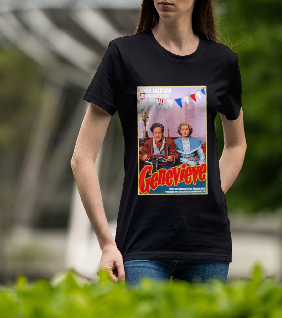Dinah Sheridan John Gregson Kay Kendall Kenneth More Genevieve Movie T-Shirt