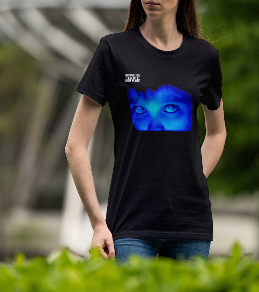 Porcupine Tree Fear Of A Blank Planet 2007 Rock Album Cover Blue Face T-Shirt