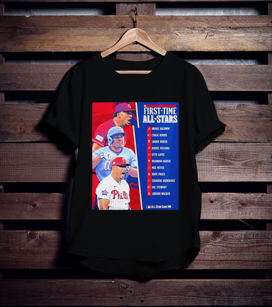 MLB National League First Time All Stars T-Shirt