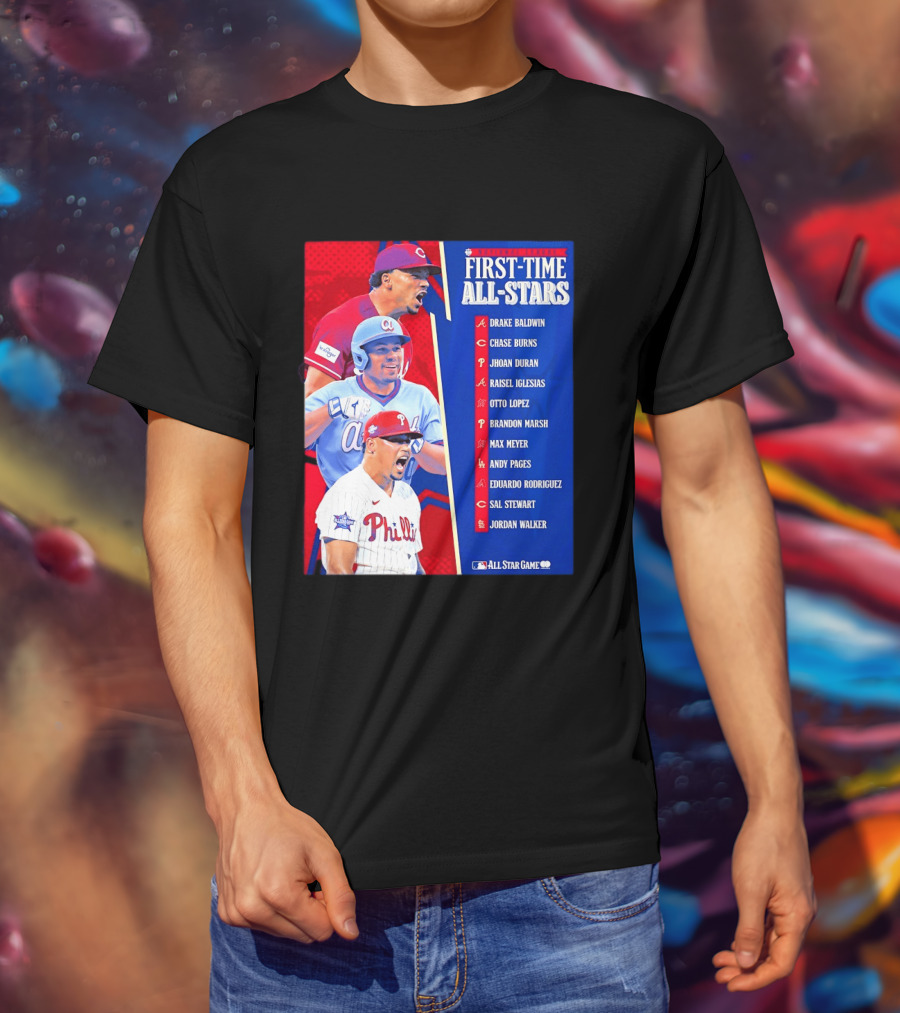 MLB National League First Time All Stars T-Shirt
