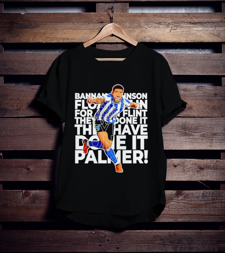 Bannan Johnson Flint Palmer Sheffield Wednesday Victory Celebration T-Shirt