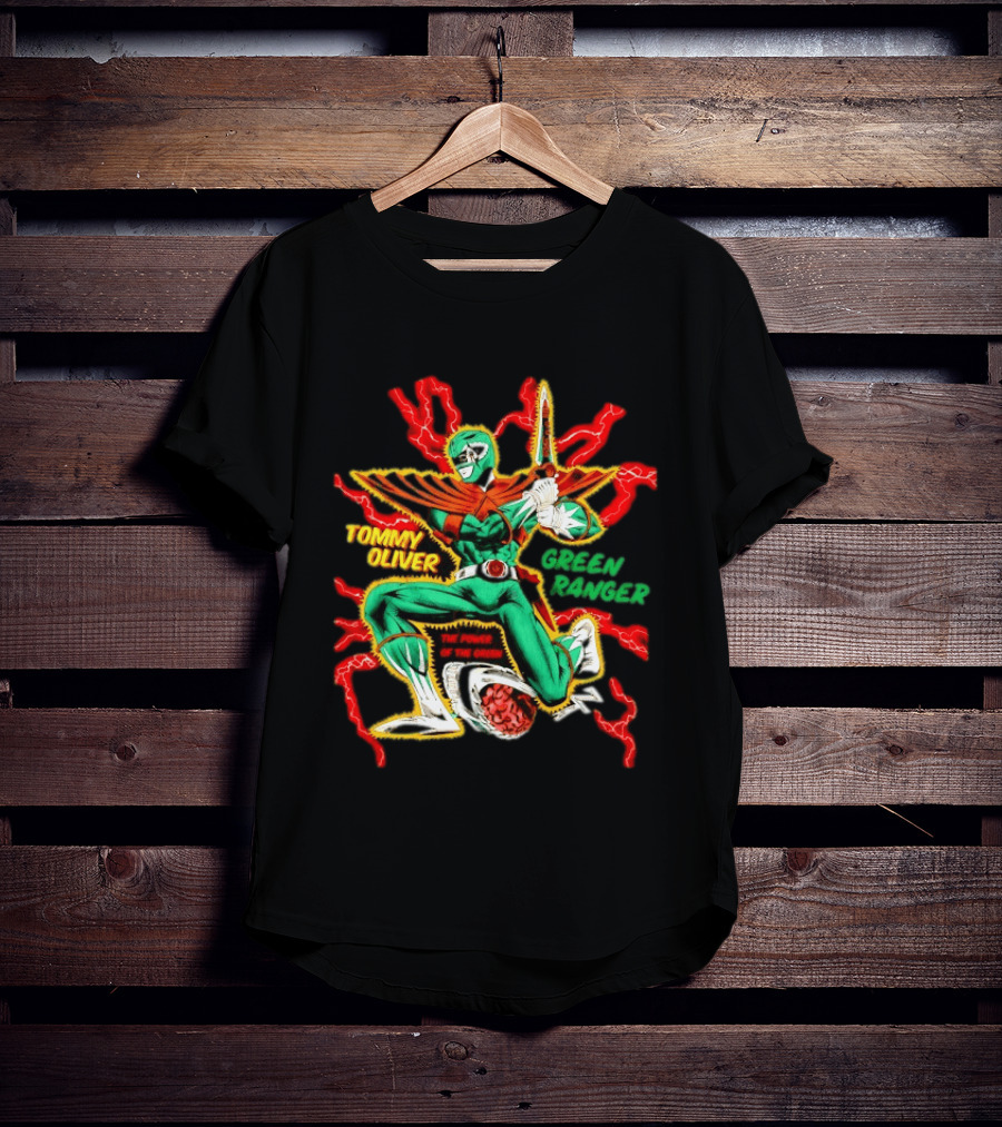 Tommy Oliver Green Ranger The Power Of The Green T-Shirt