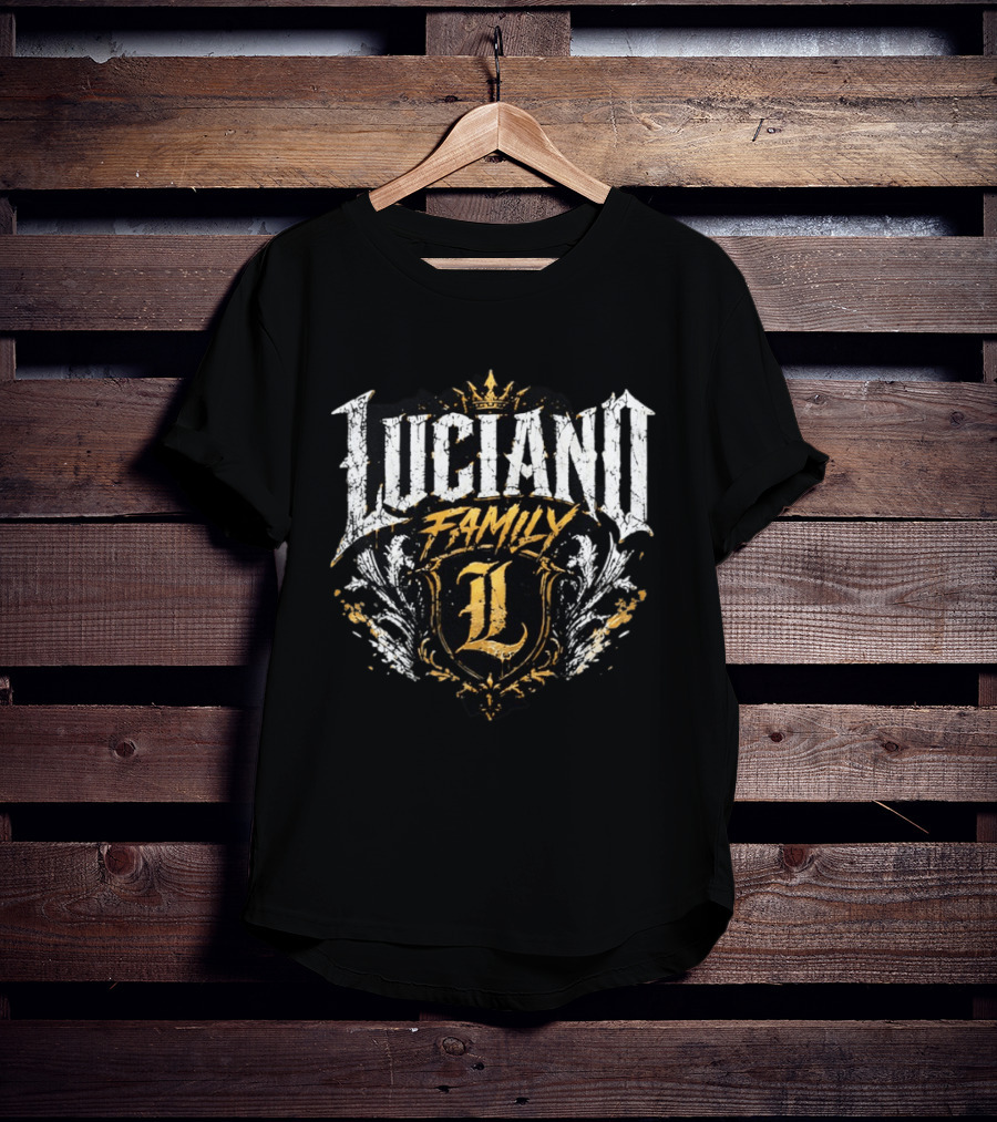 Luciano Family L Crest Crown T-Shirt