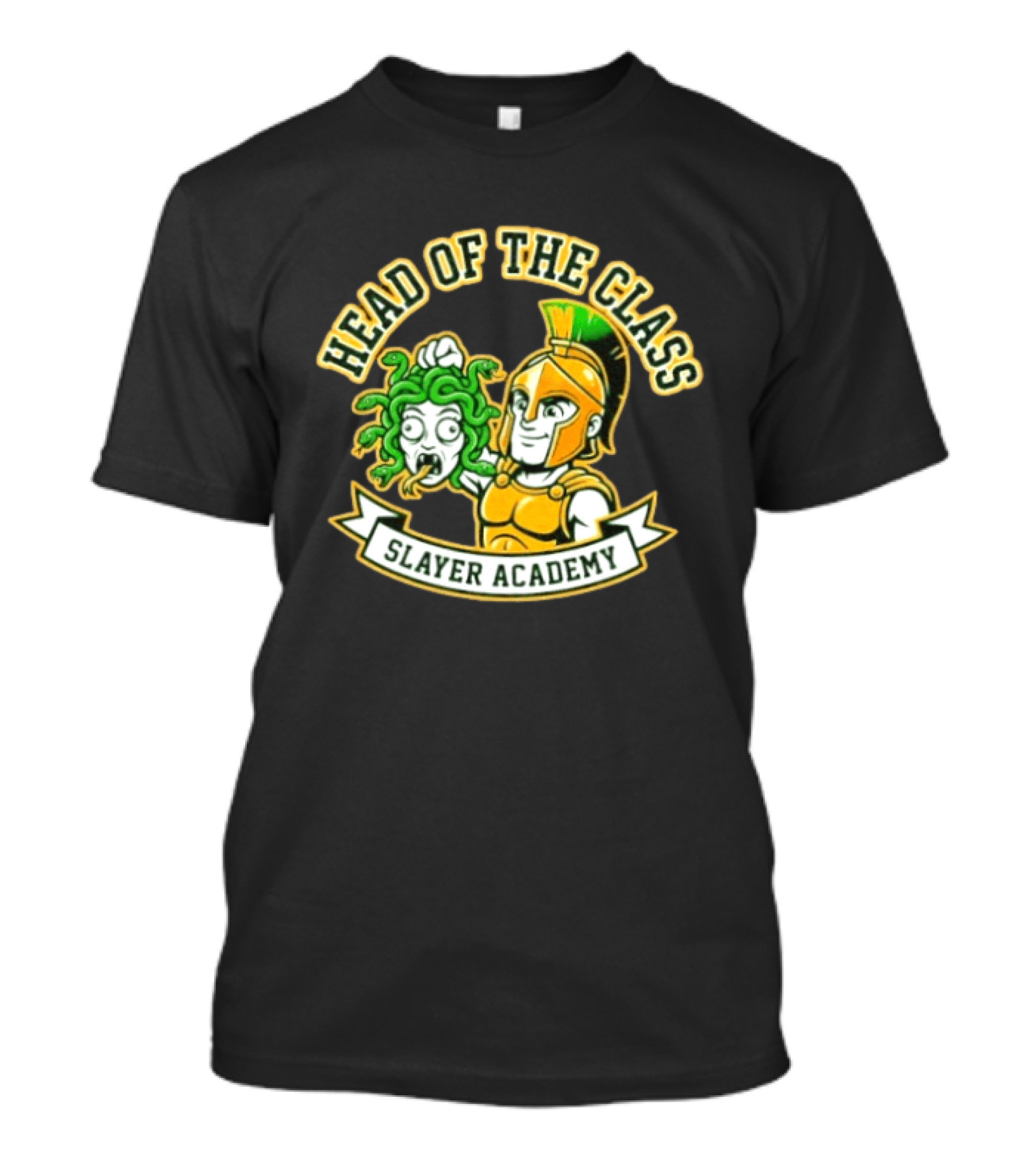 Head Of The Class Slayer Academy Spartan Medusa T-Shirt