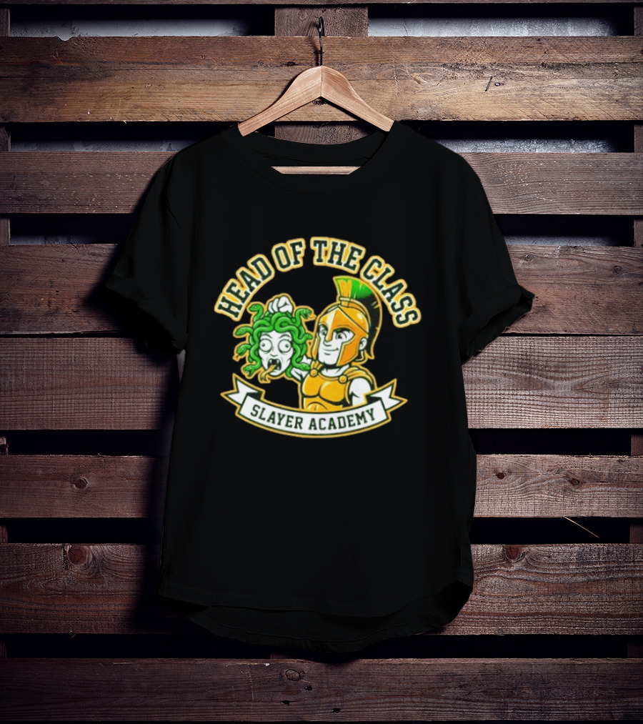 Head Of The Class Slayer Academy Spartan Medusa T-Shirt