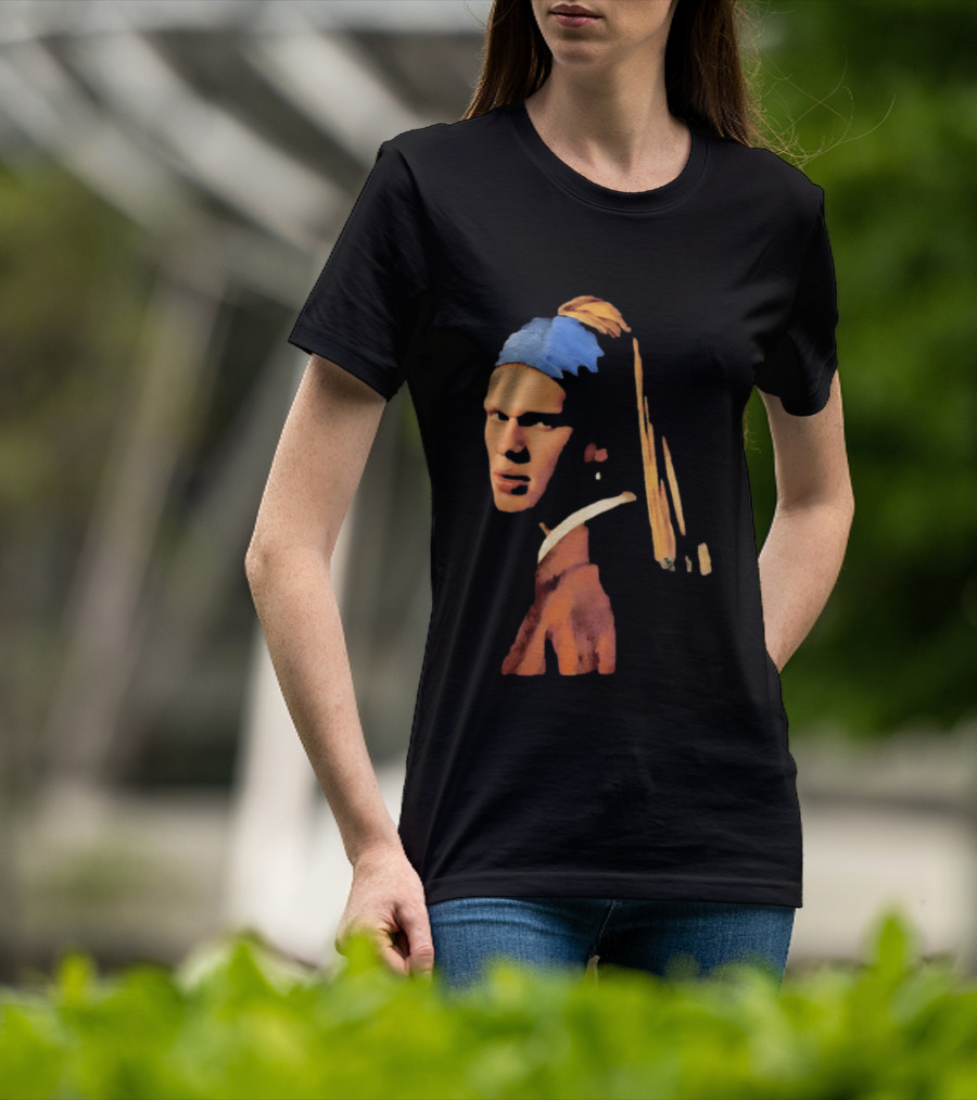 Norway Erling Haaland Girl With A Pearl Earring Meme T-Shirt