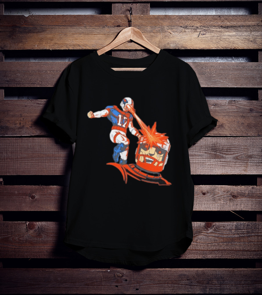 Buffalo Bills Josh Allen Laser Eye Superhero 17 Football Power T-Shirt