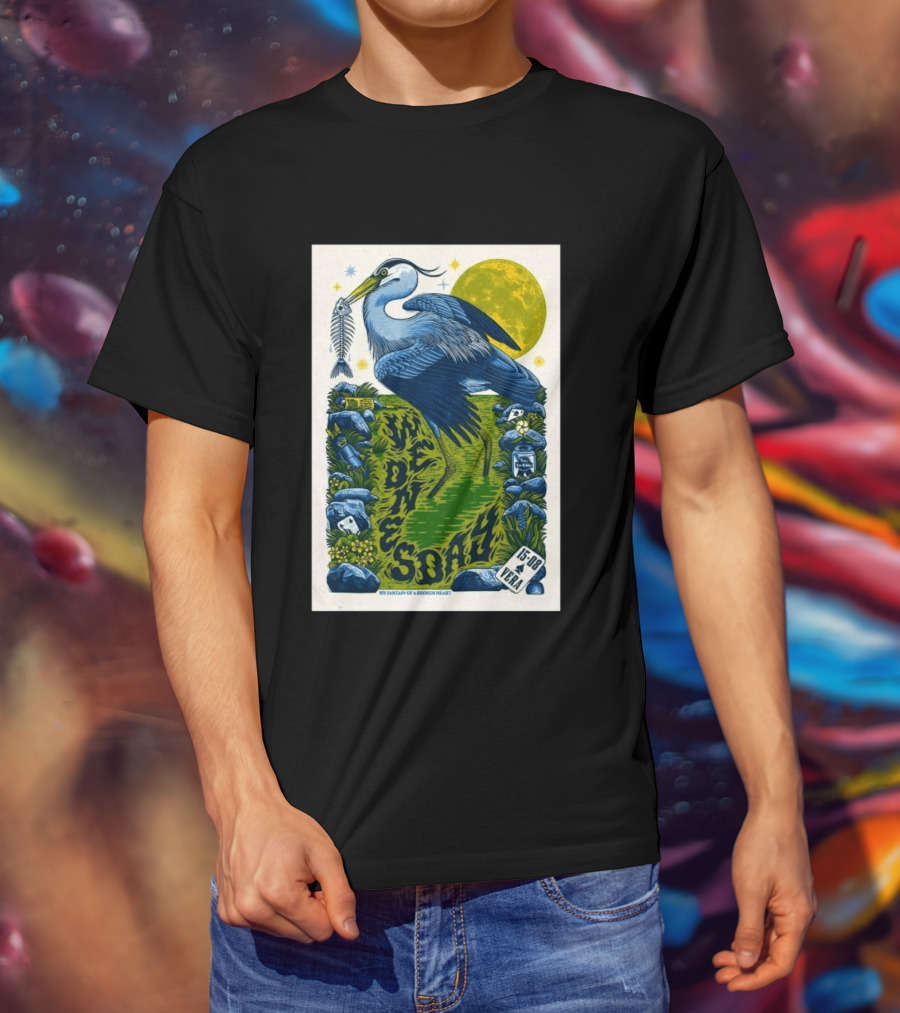 Wednesday 15 Aug 2026 Vera Groningen NL Heron Fantasy Of A Broken Heart T-Shirt