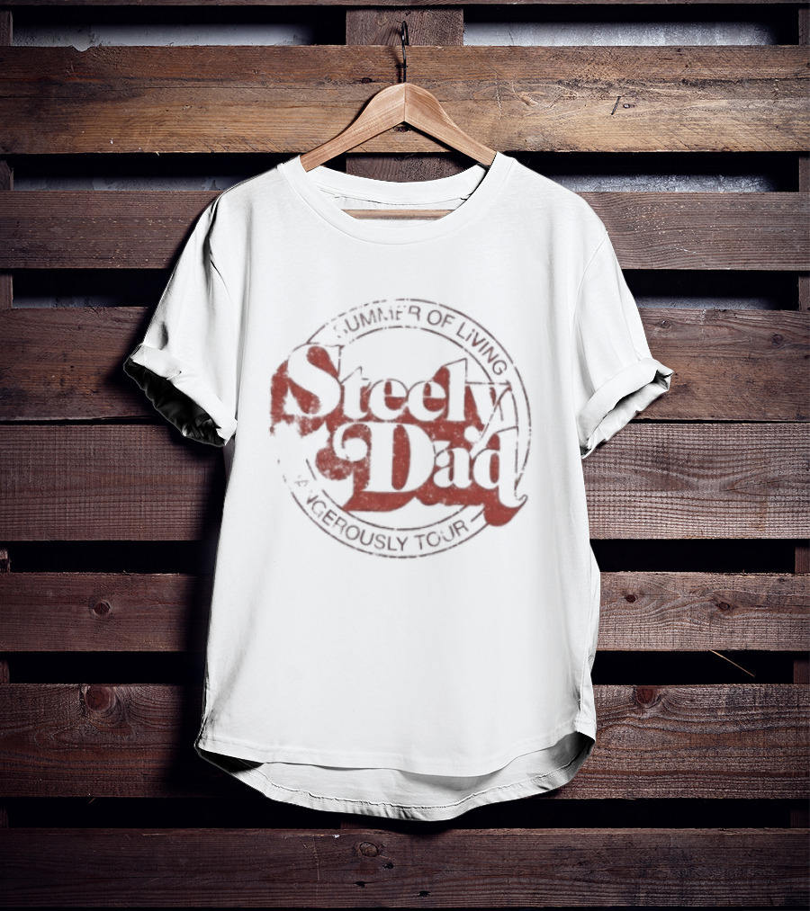 Steely Dad Summer Of Living Dangerously Tour T-Shirt