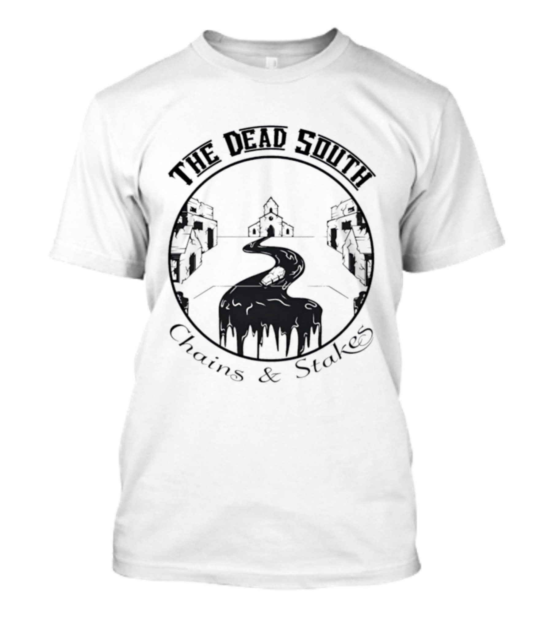 The Dead South Chains And Stakes Church Road Gothic T-Shirt