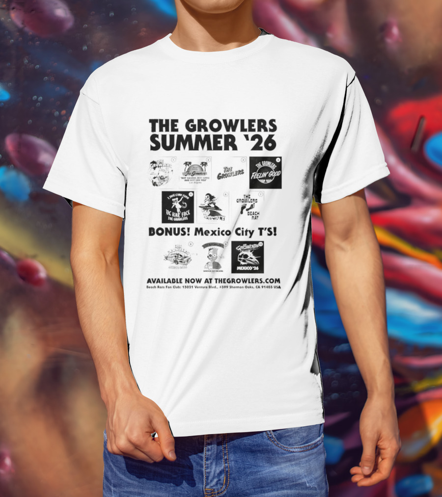 The Growlers Summer '26 Bonus Mexico City Fyi Mexico '26 T-Shirt