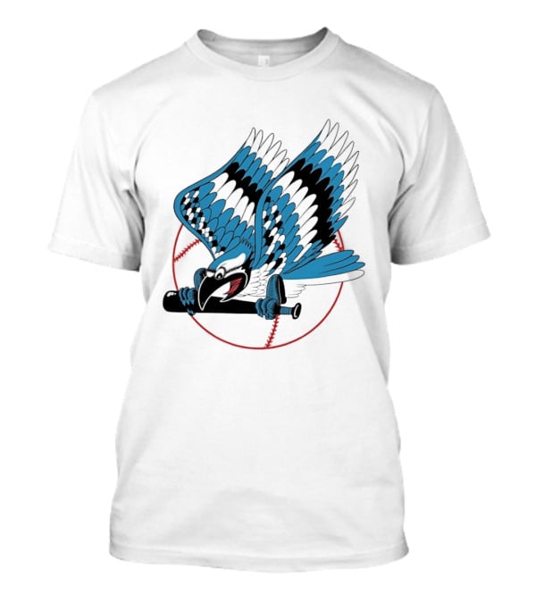 Toronto Blue Jays Flying Logo Majestic MLB Baseball Sportswear T-Shirt