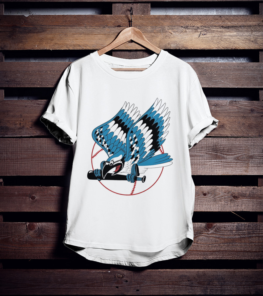 Toronto Blue Jays Flying Logo Majestic MLB Baseball Sportswear T-Shirt