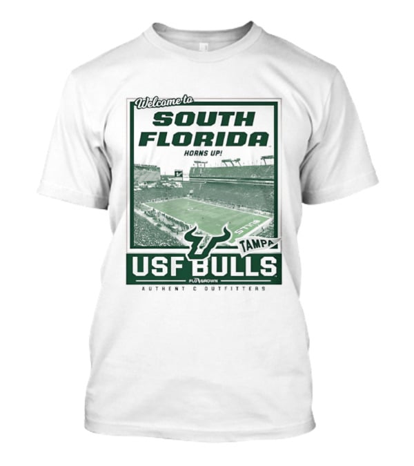 Welcome To South Florida Raymond James Stadium USF Bulls Football T-Shirt