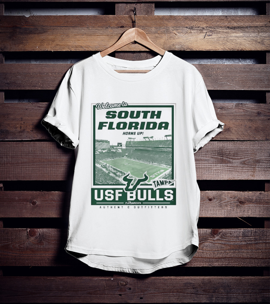 Welcome To South Florida Raymond James Stadium USF Bulls Football T-Shirt