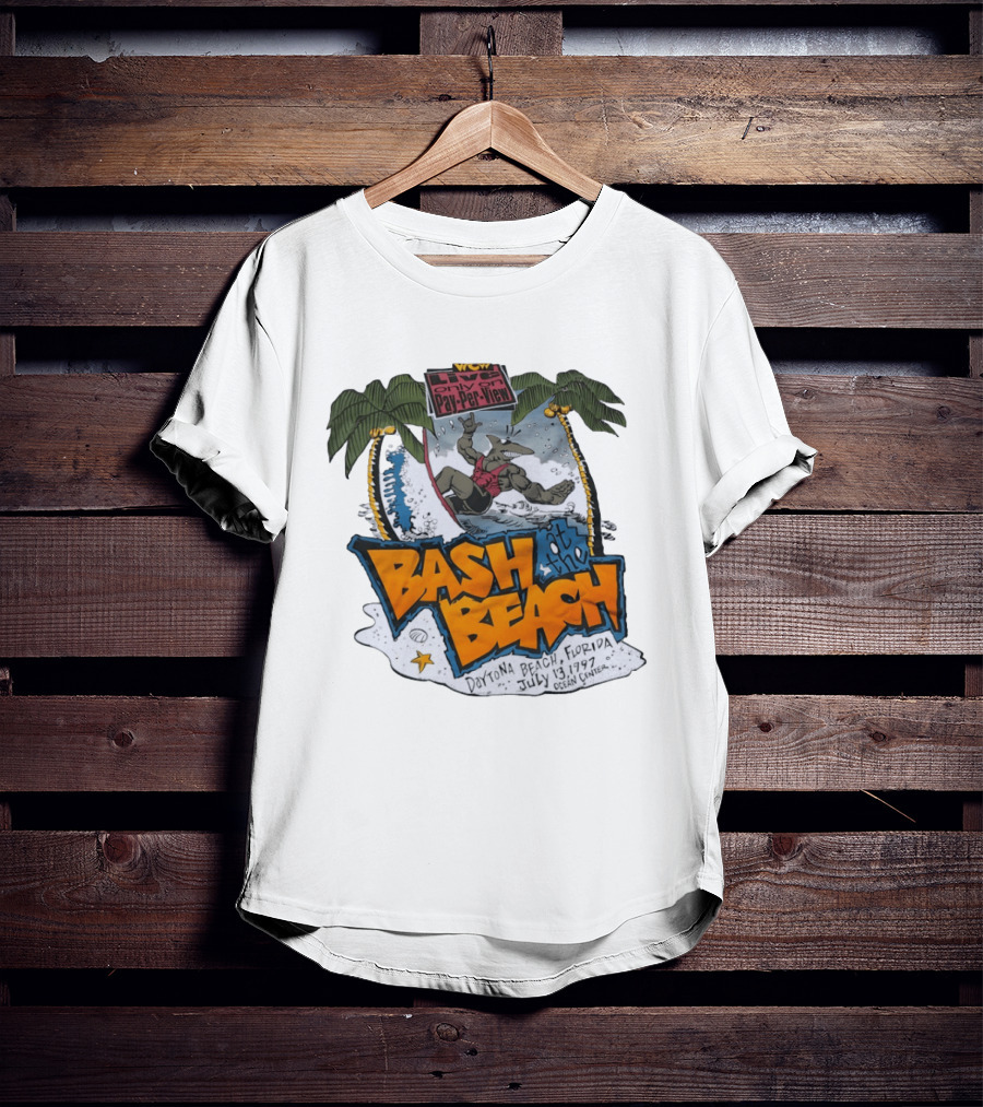 WCW Live Pay Per View Bash At The Beach Daytona Beach Florida July 13 1997 Ocean Center T-Shirt