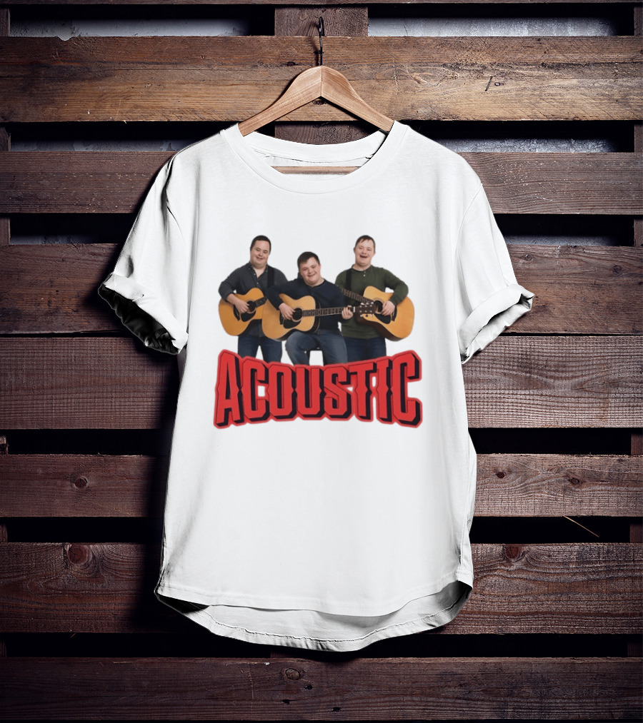 Acoustic Guitar Players Trio Musicians Band T-Shirt