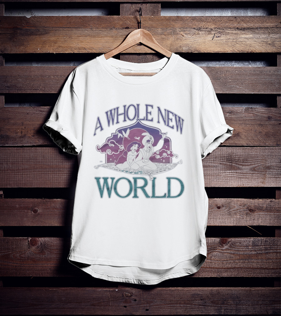 A Whole New World Aladdin Flying Carpet Adventure T-Shirt