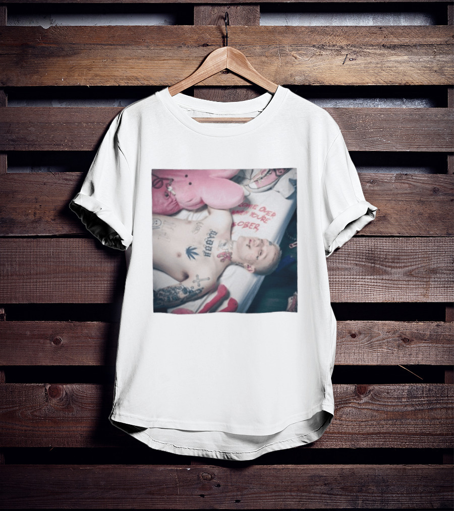 Lil Peep Come Over When You're Sober Emo Rap Album Cover T-Shirt