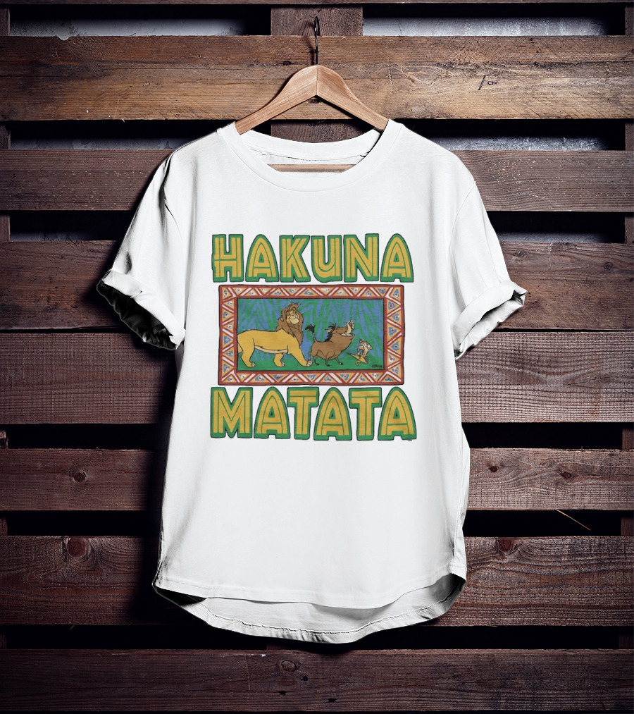 The Lion King Hakuna Matata Simba Timon Pumbaa Disney T-Shirt