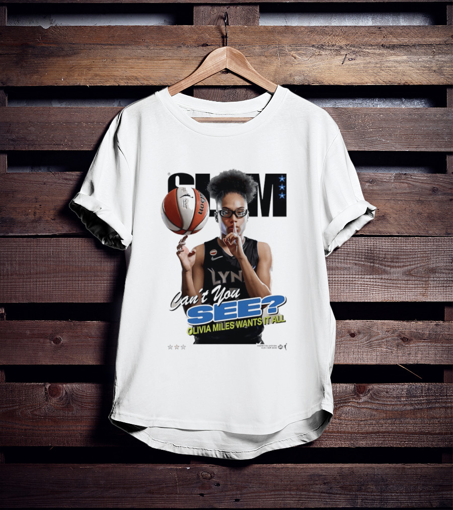 Minnesota Lynx SLAM Olivia Miles Wants It All Can't You See Basketball T-Shirt