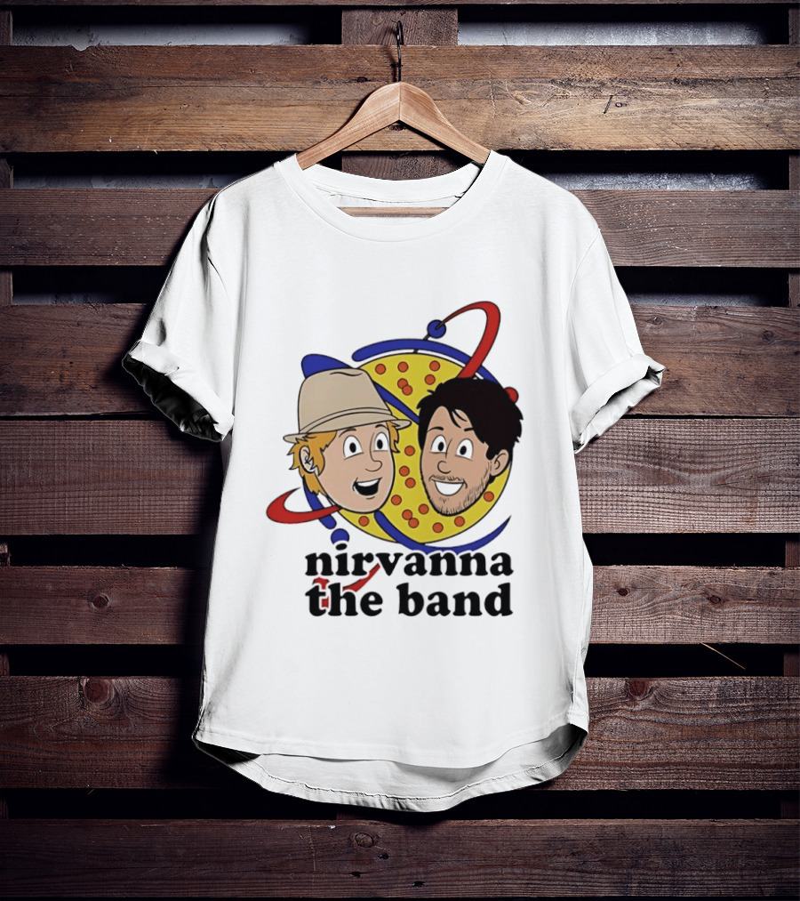 Nirvanna The Band Characters With Planetary T-Shirt