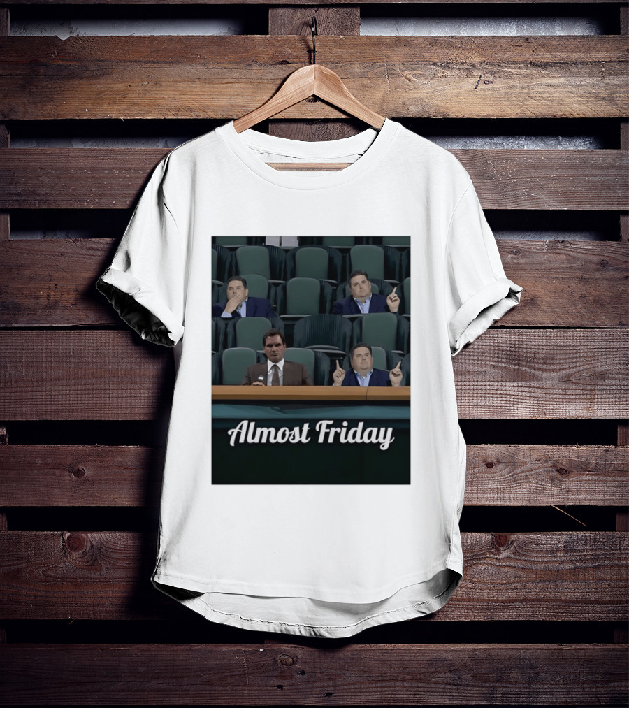 Roger Federer Brian Windhorst Tennis Stands Memes Almost Friday T-Shirt