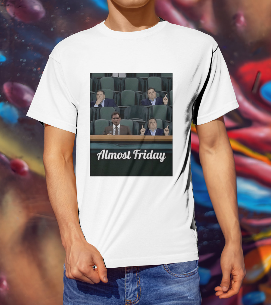 Roger Federer Brian Windhorst Tennis Stands Memes Almost Friday T-Shirt