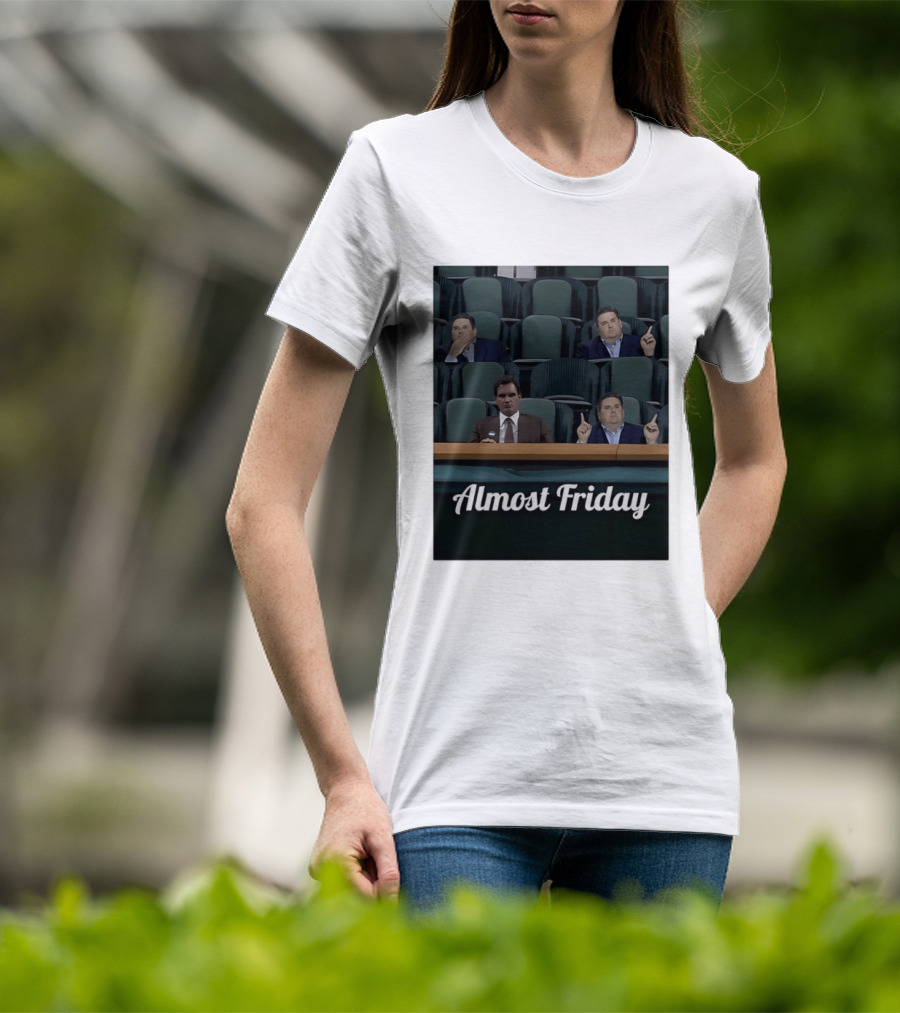 Roger Federer Brian Windhorst Tennis Stands Memes Almost Friday T-Shirt