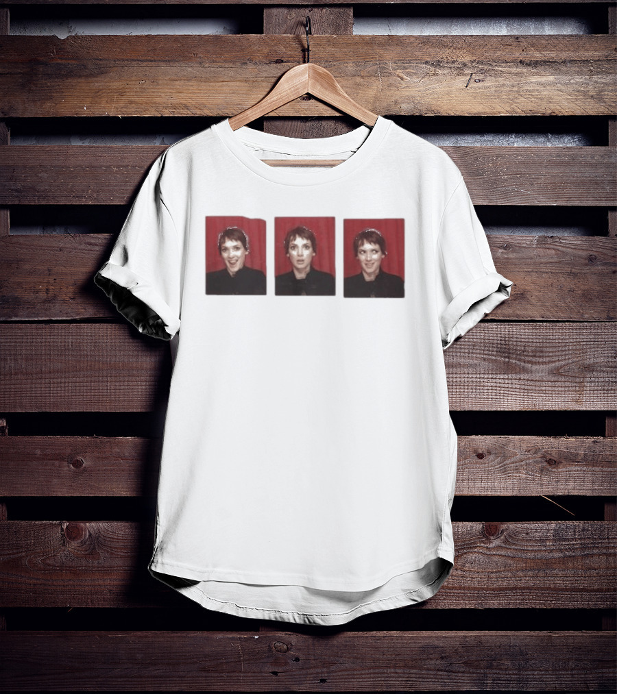 Simone Ashley Winona Ryder Photobooth Red Curtain Triptych T-Shirt
