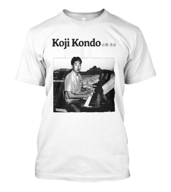 Koji Kondo I Can Hear Music Piano Masters T-Shirt
