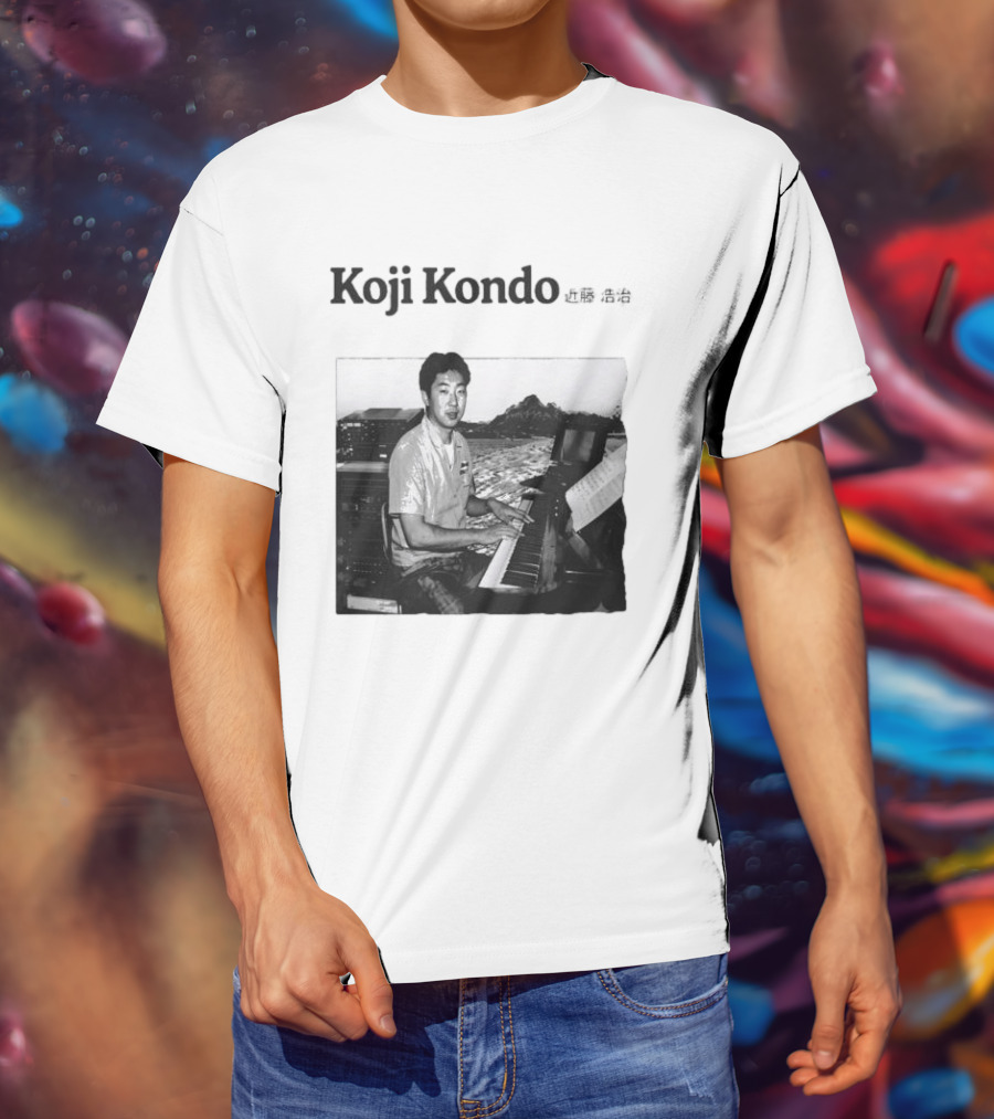 Koji Kondo I Can Hear Music Piano Masters T-Shirt