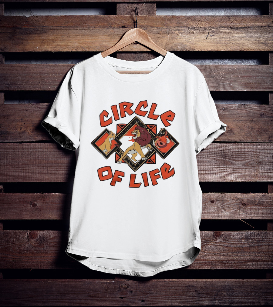 Circle Of Life Lion King Diamond Frames Disney T-Shirt