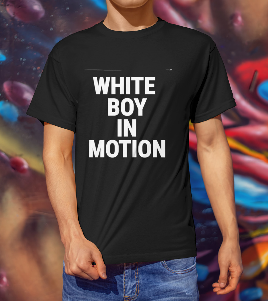White Boy In Motion Humor T-Shirt