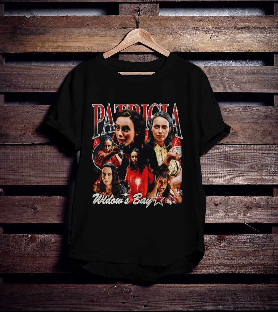 Patricia Widow's Bay Horror Icons Collage T-Shirt