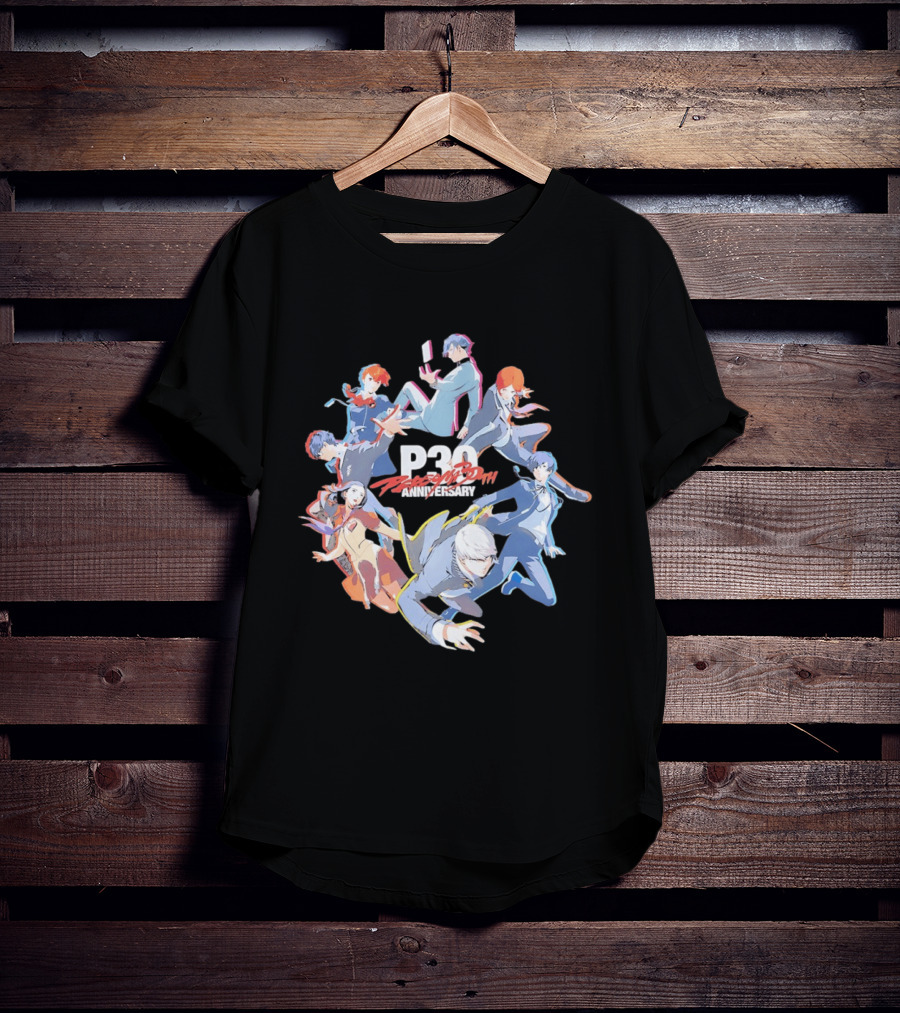 Persona 30th Anniversary P30 Atlus JRPG Collection T-Shirt