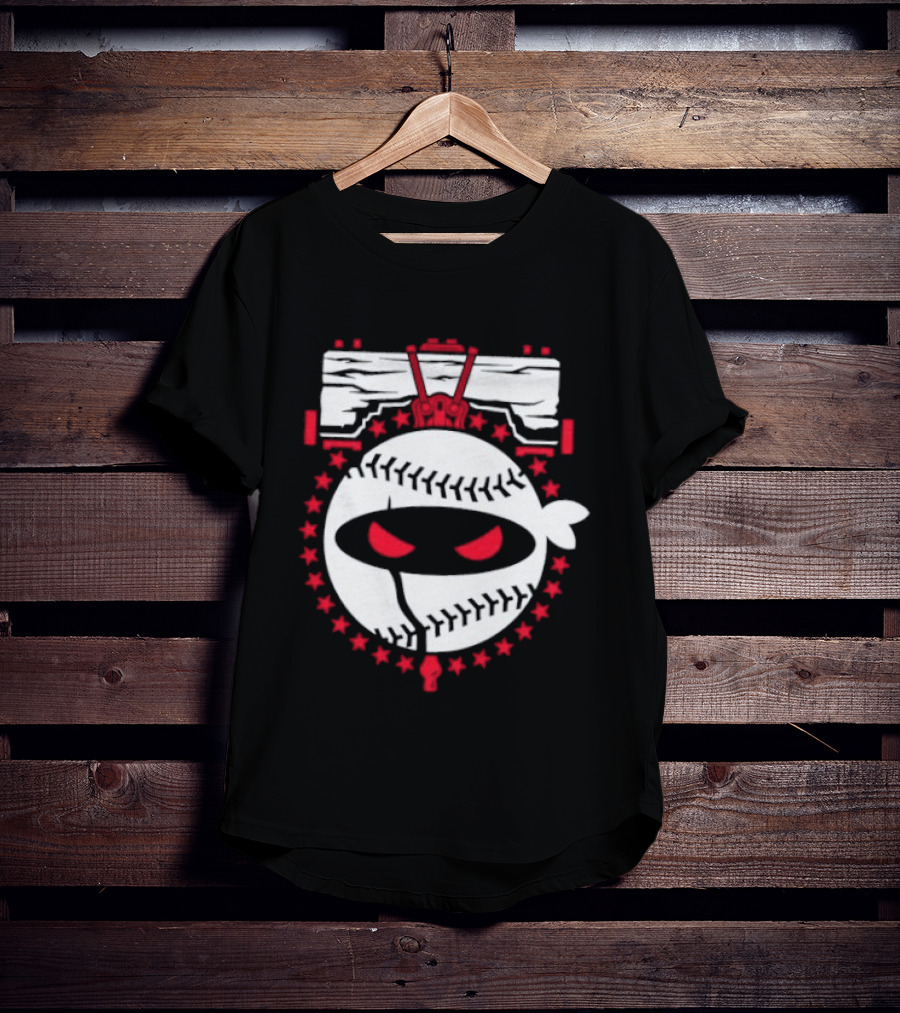 Ninja Baseball All Star With Pitching 26 Roto Wear T-Shirt