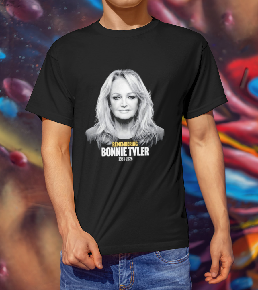 Remembering Bonnie Tyler 1951 2026 T-Shirt