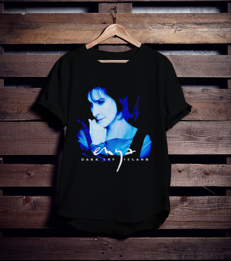 Enya Dark Sky Island Album Blue T-Shirt