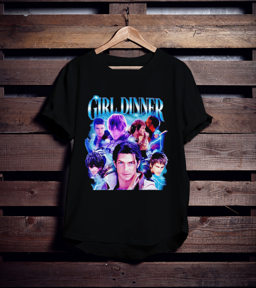 Girl Dinner Final Fantasy Characters Square Enix T-Shirt